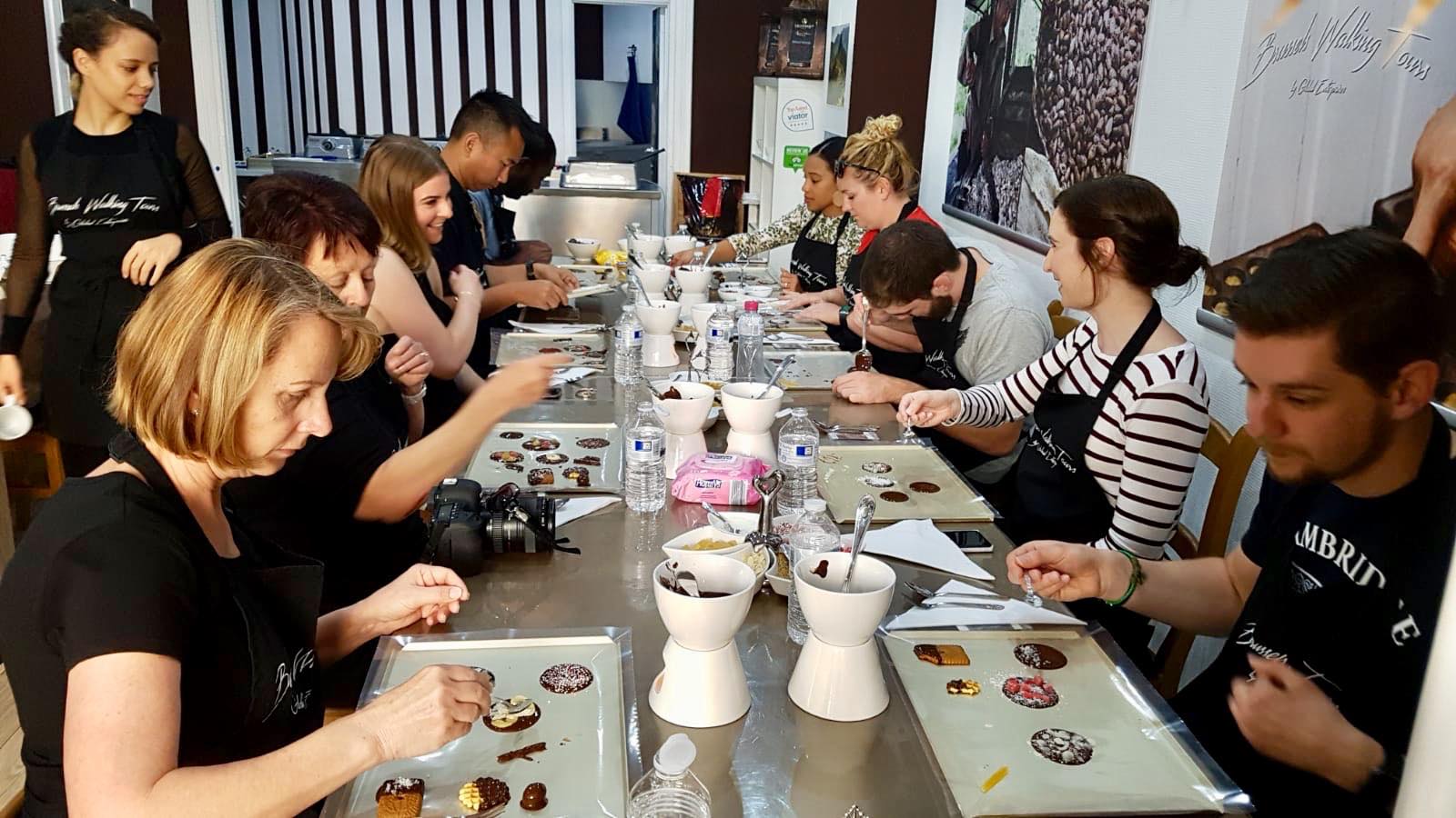 Brussels Chocolate Walking Tour and Workshop